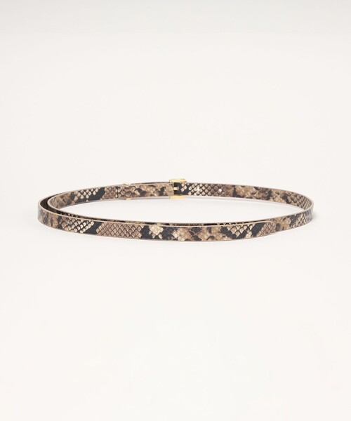 AMBOISE(アンボワーズ)の「【別注】<ATELIER AMBOISE for conte>パイソン柄 ロングベルト(ベルト・レディース・その他1・FREE)」の2枚目の写真