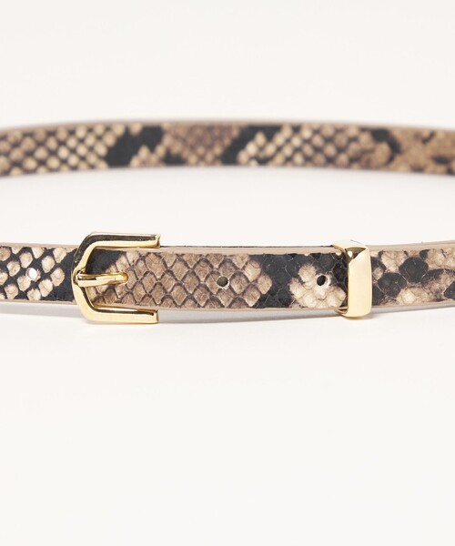 AMBOISE(アンボワーズ)の「【別注】<ATELIER AMBOISE for conte>パイソン柄 ロングベルト(ベルト・レディース・その他1・FREE)」の3枚目の写真