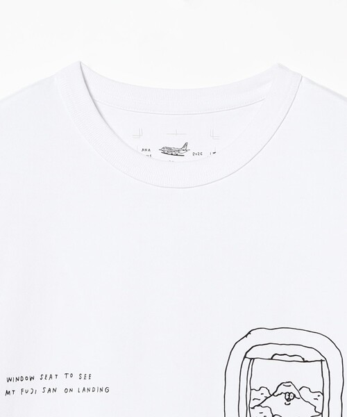 BEAMS T(ビームスティー)の「ANA × BEAMS / MT FUJI T-Shirt(Tシャツ/カットソー・メンズ・ホワイト・M/L/XL/S)」の3枚目の写真