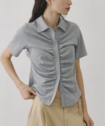 COLONY 2139（コロニートゥーワンスリーナイン）の「ギャザーカーディガン（Tシャツ/カットソー）」