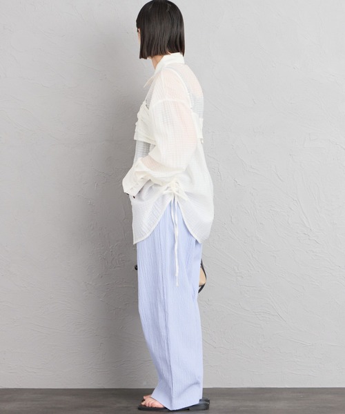 nenom（ネノム）の「[nenom/ネノム] マルチWAY ビスチェセットシャツブラウス（シャツ/ブラウス・レディース・マスタード/ピンク/オフホワイト/ブラック・F）」の20枚目の写真