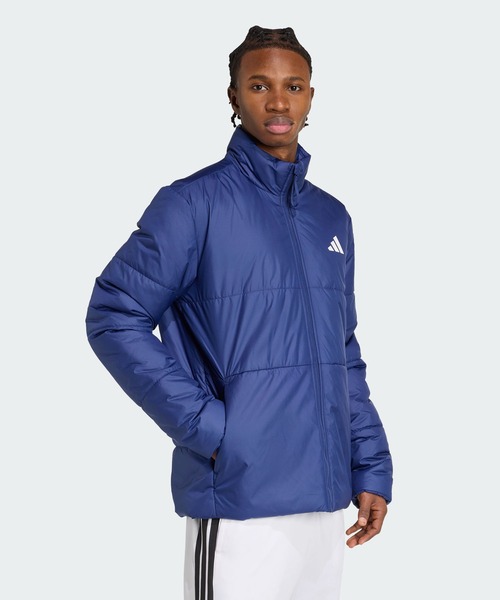 adidas(アディダス)の「BSC クライマウォーム スリーストライプス インサレーションジャケット / アディダス adidas(ブルゾン・メンズ・ブルー・XX-LARGE/3XL/LARGE/MEDIUM/SMALL/X-LARGE/X-SMALL)」の3枚目の写真