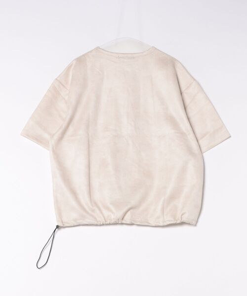 VIBGYOR(ヴィブジョー)の「【Bls】 【ZM】【Bling Leads】フェイクレザ- ドローストリングTEE(BL)(Tシャツ/カットソー・メンズ・ダークブラウン/ホワイト/ブラウン・LARGE/MEDIUM)」の8枚目の写真
