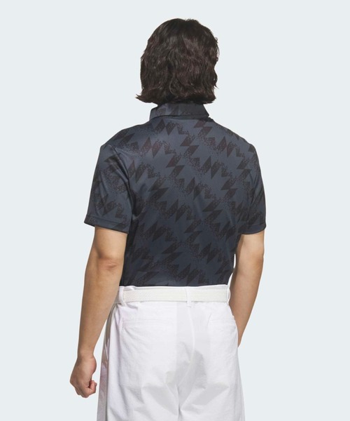 adidas（アディダス）の「AOP半袖ポロ【adidas Golf/アディダスゴルフ】（ポロシャツ・メンズ・グレー・X-LARGE/SMALL/MEDIUM/3XL/XX-LARGE/LARGE）」の2枚目の写真