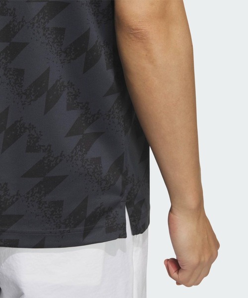 adidas（アディダス）の「AOP半袖ポロ【adidas Golf/アディダスゴルフ】（ポロシャツ・メンズ・グレー・X-LARGE/SMALL/MEDIUM/3XL/XX-LARGE/LARGE）」の6枚目の写真
