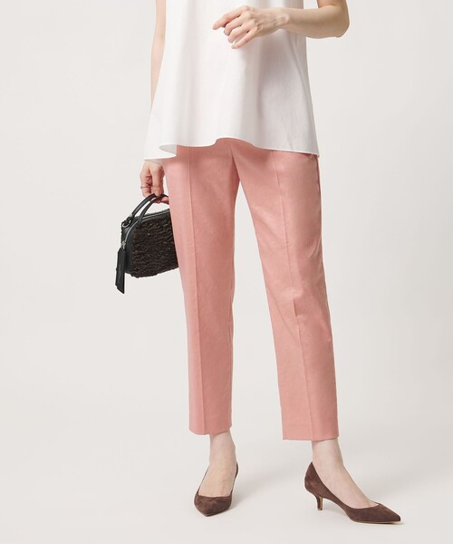 UNITED ARROWS(ユナイテッドアローズ)の「シャイニー スリム パンツ ‐ストレッチ ウォッシャブル‐(スラックス・レディース・ダークブラウン/ブラック/ピンク・42/40/32/38/34/36)」の8枚目の写真