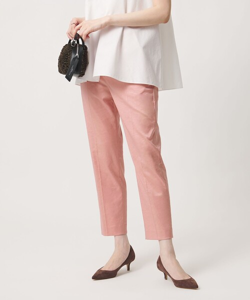 UNITED ARROWS(ユナイテッドアローズ)の「シャイニー スリム パンツ ‐ストレッチ ウォッシャブル‐(スラックス・レディース・ダークブラウン/ブラック/ピンク・42/40/32/38/34/36)」の9枚目の写真