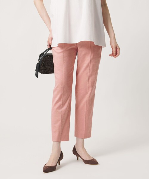 UNITED ARROWS(ユナイテッドアローズ)の「シャイニー スリム パンツ ‐ストレッチ ウォッシャブル‐(スラックス・レディース・ダークブラウン/ブラック/ピンク・42/40/32/38/34/36)」の10枚目の写真