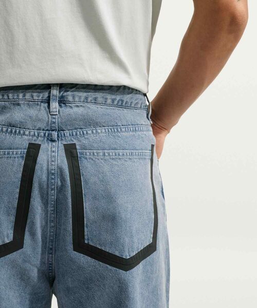 NIKE(ナイキ)の「ナイキ "Your Message Here" メンズ インディゴ ジーンズ / Nike Sportswear Men's Indigo Jeans IO1657-485 Blue Denim(デニムパンツ・メンズ・ブルー系その他2・40/28/30/32/34/36/38)」の4枚目の写真