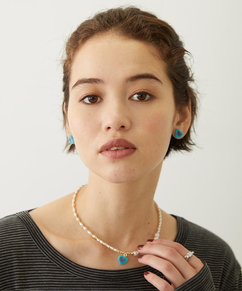 MILKFED.(ミルクフェド)の「SWEETHEARTS CANDY PIERCING(ピアス(両耳用)・レディース・ライトピンク/オフホワイト/ライトブルー・ONE SIZE)」の19枚目の写真
