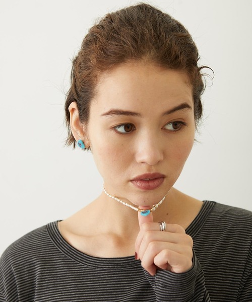 MILKFED.(ミルクフェド)の「SWEETHEARTS CANDY PIERCING(ピアス(両耳用)・レディース・ライトピンク/オフホワイト/ライトブルー・ONE SIZE)」の20枚目の写真