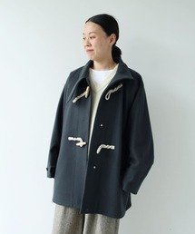 super100 Wool middle length toggle button coat