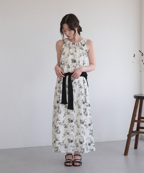 raffime(ラフィミー)の「【Raffime】バックデザインアメスリワンピース(ワンピース・レディース・ホワイト系その他/ダークブラウン・フリー)」の21枚目の写真