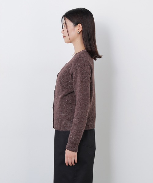 N.(N. Natural Beauty Basic)(エヌエヌナチュラルビューティーベーシック)の「カラービーズミックスカーディガン(カーディガン/ボレロ・レディース・レッド系その他2/ホワイト系その他/ブラウン系その他・FREE)」の18枚目の写真