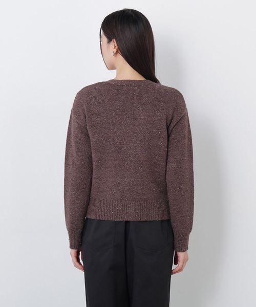 N.(N. Natural Beauty Basic)(エヌエヌナチュラルビューティーベーシック)の「カラービーズミックスカーディガン(カーディガン/ボレロ・レディース・レッド系その他2/ホワイト系その他/ブラウン系その他・FREE)」の19枚目の写真