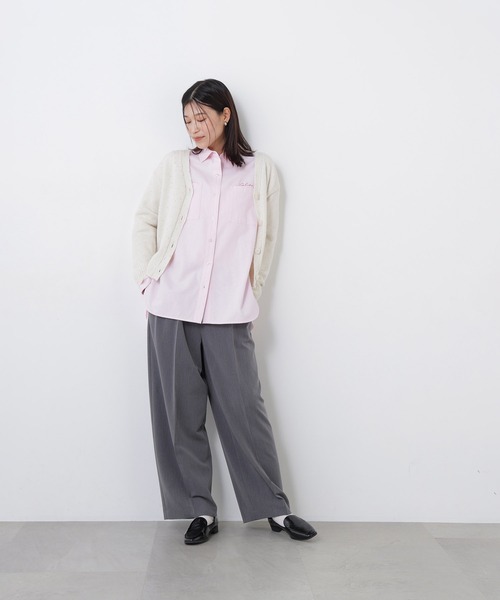 N.(N. Natural Beauty Basic)(エヌエヌナチュラルビューティーベーシック)の「カラービーズミックスカーディガン(カーディガン/ボレロ・レディース・レッド系その他2/ホワイト系その他/ブラウン系その他・FREE)」の4枚目の写真
