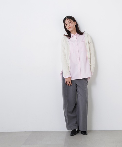 N.(N. Natural Beauty Basic)(エヌエヌナチュラルビューティーベーシック)の「カラービーズミックスカーディガン(カーディガン/ボレロ・レディース・レッド系その他2/ホワイト系その他/ブラウン系その他・FREE)」の6枚目の写真