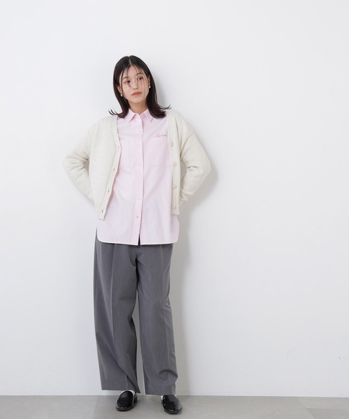 N.(N. Natural Beauty Basic)(エヌエヌナチュラルビューティーベーシック)の「カラービーズミックスカーディガン(カーディガン/ボレロ・レディース・レッド系その他2/ホワイト系その他/ブラウン系その他・FREE)」の8枚目の写真