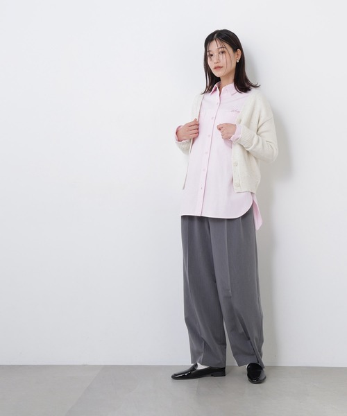 N.(N. Natural Beauty Basic)(エヌエヌナチュラルビューティーベーシック)の「カラービーズミックスカーディガン(カーディガン/ボレロ・レディース・レッド系その他2/ホワイト系その他/ブラウン系その他・FREE)」の10枚目の写真