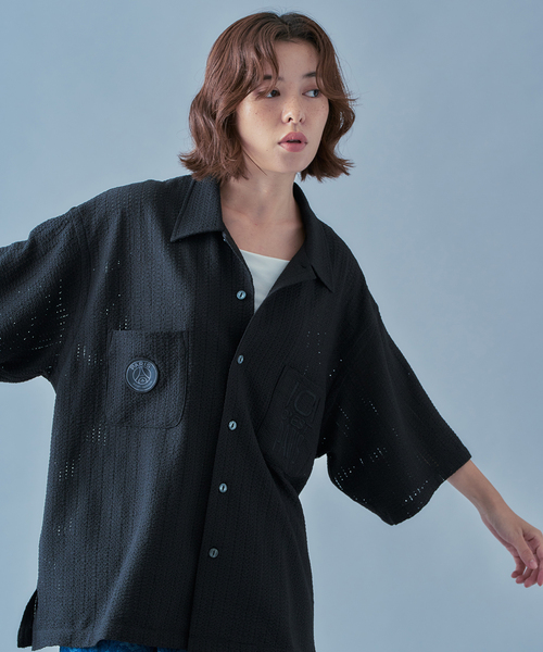 PARIS SAINT-GERMAIN（パリサンジェルマン）の「【Paris Saint-Germain / パリ・サン＝ジェルマン】 JP CREST PATCH SHIRT（シャツ/ブラウス・メンズ・ホワイト/ブラック・MEDIUM/LARGE）」の17枚目の写真