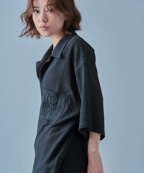 PARIS SAINT-GERMAIN（パリサンジェルマン）の「【Paris Saint-Germain / パリ・サン＝ジェルマン】 JP CREST PATCH SHIRT（シャツ/ブラウス・メンズ・ホワイト/ブラック・MEDIUM/LARGE）」の22枚目の写真