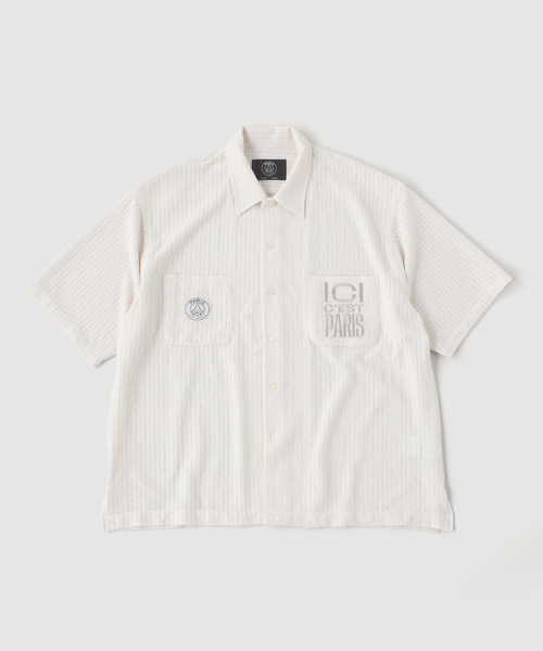 PARIS SAINT-GERMAIN（パリサンジェルマン）の「【Paris Saint-Germain / パリ・サン＝ジェルマン】 JP CREST PATCH SHIRT（シャツ/ブラウス・メンズ・ホワイト/ブラック・MEDIUM/LARGE）」の11枚目の写真