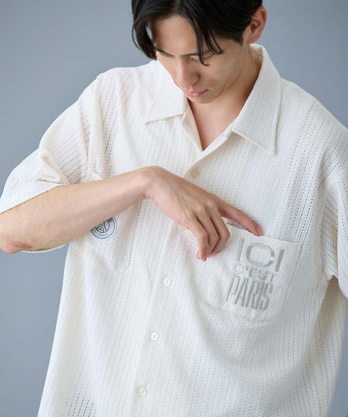 PARIS SAINT-GERMAIN（パリサンジェルマン）の「【Paris Saint-Germain / パリ・サン＝ジェルマン】 JP CREST PATCH SHIRT（シャツ/ブラウス・メンズ・ホワイト/ブラック・MEDIUM/LARGE）」の15枚目の写真