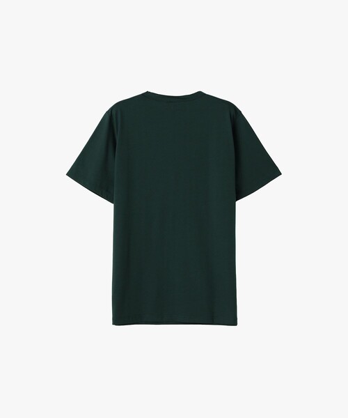 agnes b.(アニエスベー)の「メンズ ロゴ プリント 半袖 Tシャツ "Brando"(Tシャツ/カットソー・メンズ・グリーン・2/3/1)」の2枚目の写真