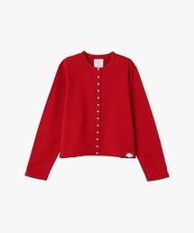 agnes b. | オーガニックコットン メルトン 長袖 カーディガンプレッション "Le Classique"(カーディガン/ボレロ)