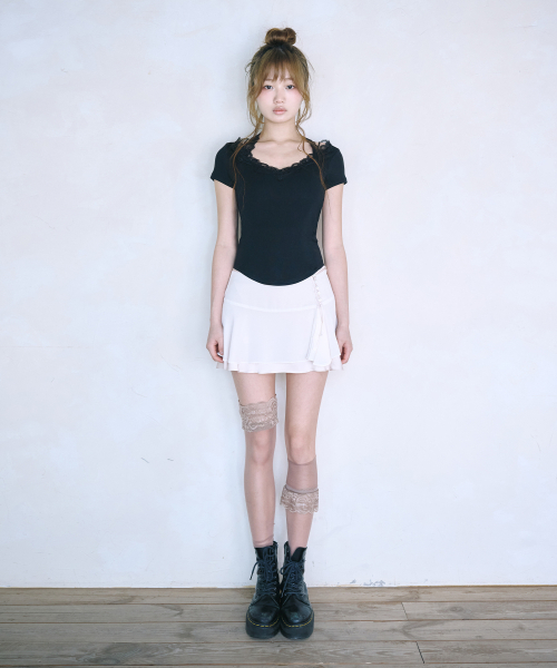 REISE MIYA（レイズミヤ）の「リリシフォンミニスカート[アイボリー]（スカート・レディース・その他・SMALL/MEDIUM）」の3枚目の写真