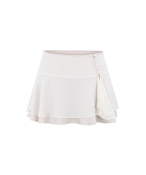 REISE MIYA（レイズミヤ）の「リリシフォンミニスカート[アイボリー]（スカート・レディース・その他・SMALL/MEDIUM）」の5枚目の写真