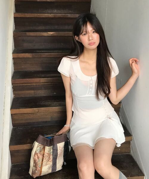 REISE MIYA（レイズミヤ）の「リリシフォンミニスカート[アイボリー]（スカート・レディース・その他・SMALL/MEDIUM）」の13枚目の写真