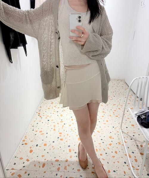 REISE MIYA（レイズミヤ）の「リリシフォンミニスカート[アイボリー]（スカート・レディース・その他・SMALL/MEDIUM）」の15枚目の写真