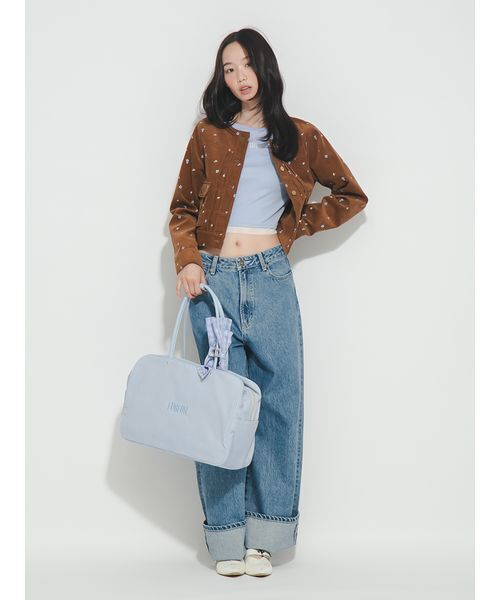 FURFUR(ファーファー)の「PlaX(TM)ロングスリーブカットトップス〈抗菌〉(Tシャツ/カットソー・レディース・サックスブルー/レッド/ホワイト/ネイビー・F)」の12枚目の写真