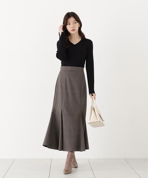 PROPORTION BODY DRESSING(プロポーションボディドレッシング)の「レディースキッパーリブニット / 1216270912(ニット/セーター・レディース・ブラック/ホワイト系その他/ボルドー・FREE)」の12枚目の写真