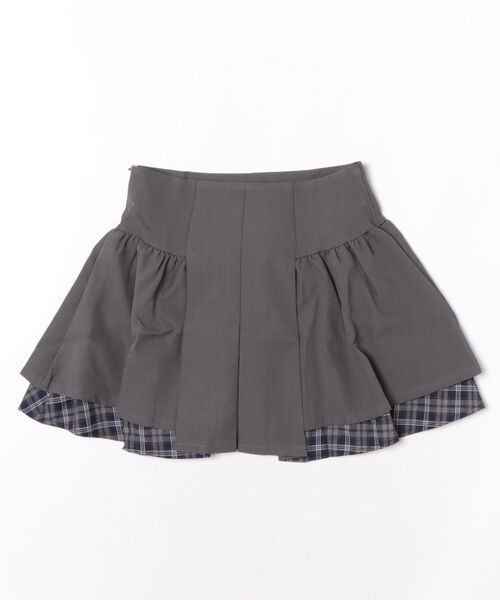 M DOLLY（エムドリー）の「Check amelie flare skirt / チェックアメリーフレアスカート（スカート・レディース・グレー/ブラック・M/S）」の20枚目の写真