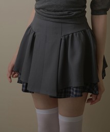 Check amelie flare skirt / チェックアメリーフレアスカート