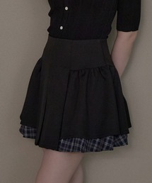 Check amelie flare skirt / チェックアメリーフレアスカート