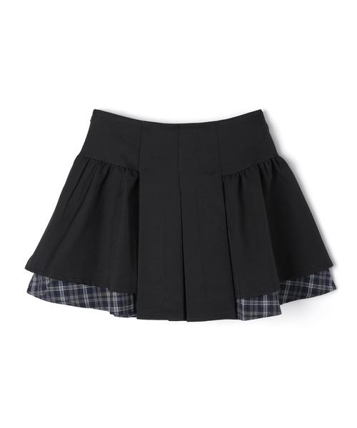 M DOLLY（エムドリー）の「Check amelie flare skirt / チェックアメリーフレアスカート（スカート・レディース・グレー/ブラック・M/S）」の16枚目の写真