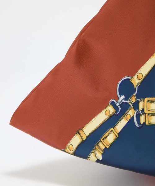 TREASURE TOPKAPI(トレジャートプカピ)の「【TREASURE TOPKAPI】マイルドサテン パフティング ワンショルダーバッグ(ショルダーバッグ・レディース・キャメル/オレンジ/ブラック・FREE)」の21枚目の写真