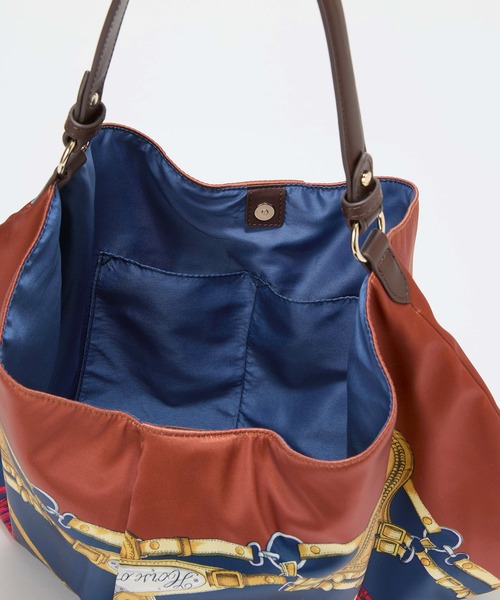 TREASURE TOPKAPI(トレジャートプカピ)の「【TREASURE TOPKAPI】マイルドサテン パフティング ワンショルダーバッグ(ショルダーバッグ・レディース・キャメル/オレンジ/ブラック・FREE)」の18枚目の写真