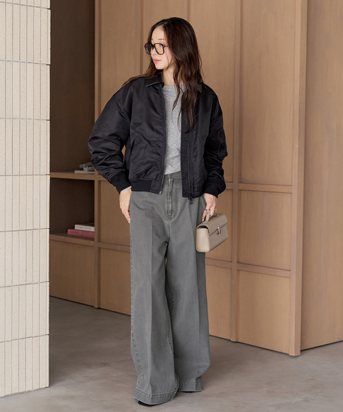 plage(プラージュ)の「Pigment CO パンツ(その他パンツ・レディース・チャコールグレー/ベージュ・38/34/36)」の7枚目の写真