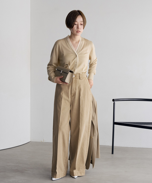 plage(プラージュ)の「Pigment CO パンツ(その他パンツ・レディース・チャコールグレー/ベージュ・38/34/36)」の14枚目の写真