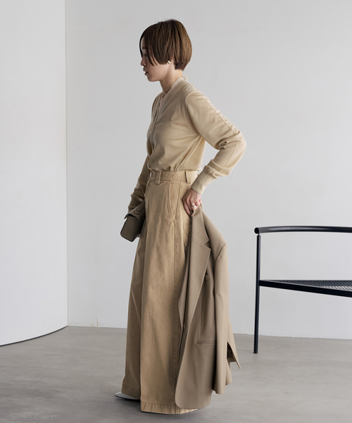 plage(プラージュ)の「Pigment CO パンツ(その他パンツ・レディース・チャコールグレー/ベージュ・38/34/36)」の15枚目の写真