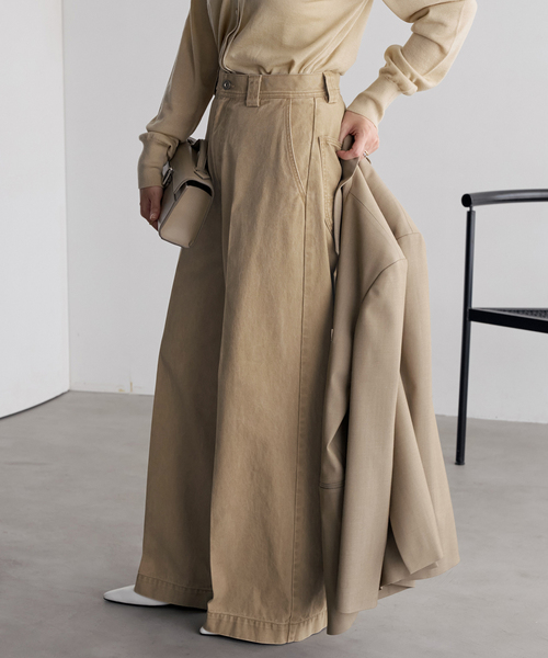 plage(プラージュ)の「Pigment CO パンツ(その他パンツ・レディース・チャコールグレー/ベージュ・38/34/36)」の18枚目の写真