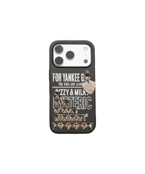 HYSTERIC GLAMOUR（ヒステリックグラマー）の「DIZZY＆MILKY スタッズiPhoneカバー（スマホケース/カバー・レディース・イエロー/ブラック・SMALL/MEDIUM/XX-SMALL）」の2枚目の写真