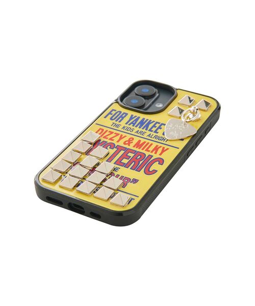HYSTERIC GLAMOUR（ヒステリックグラマー）の「DIZZY＆MILKY スタッズiPhoneカバー（スマホケース/カバー・レディース・イエロー/ブラック・SMALL/MEDIUM/XX-SMALL）」の3枚目の写真