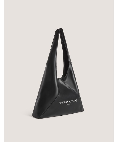 Maison Kitsune(メゾンキツネ)の「TRIANGLE TOTE(トートバッグ・メンズ・ブラック・U)」の2枚目の写真