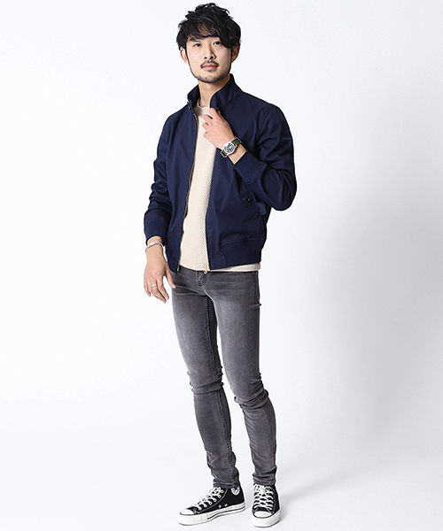 BEAMS（ビームス）の「BEAMS / ストレッチ G9（ブルゾン・メンズ・ネイビー/ベージュ/インディゴブルー・LARGE/SMALL/X-LARGE/MEDIUM）」の16枚目の写真