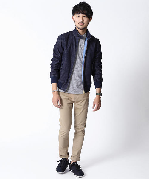 BEAMS（ビームス）の「BEAMS / ストレッチ G9（ブルゾン・メンズ・ネイビー/ベージュ/インディゴブルー・LARGE/SMALL/X-LARGE/MEDIUM）」の9枚目の写真